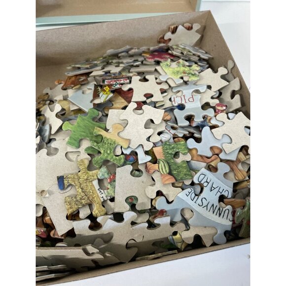 Bits & Pieces 300-Piece Jigsaw Puzzle Apple Picking At Sunnyside Orchard - Picture 3 of 3